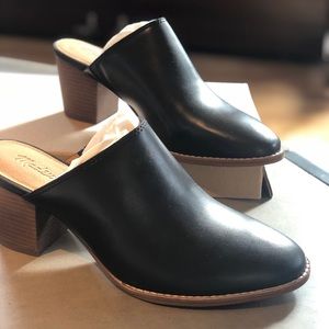Madewell The Harper Mules • Black • Size 8